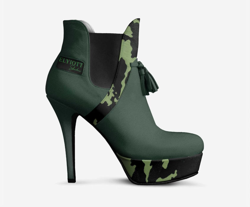 Camo Shine Green Textyle