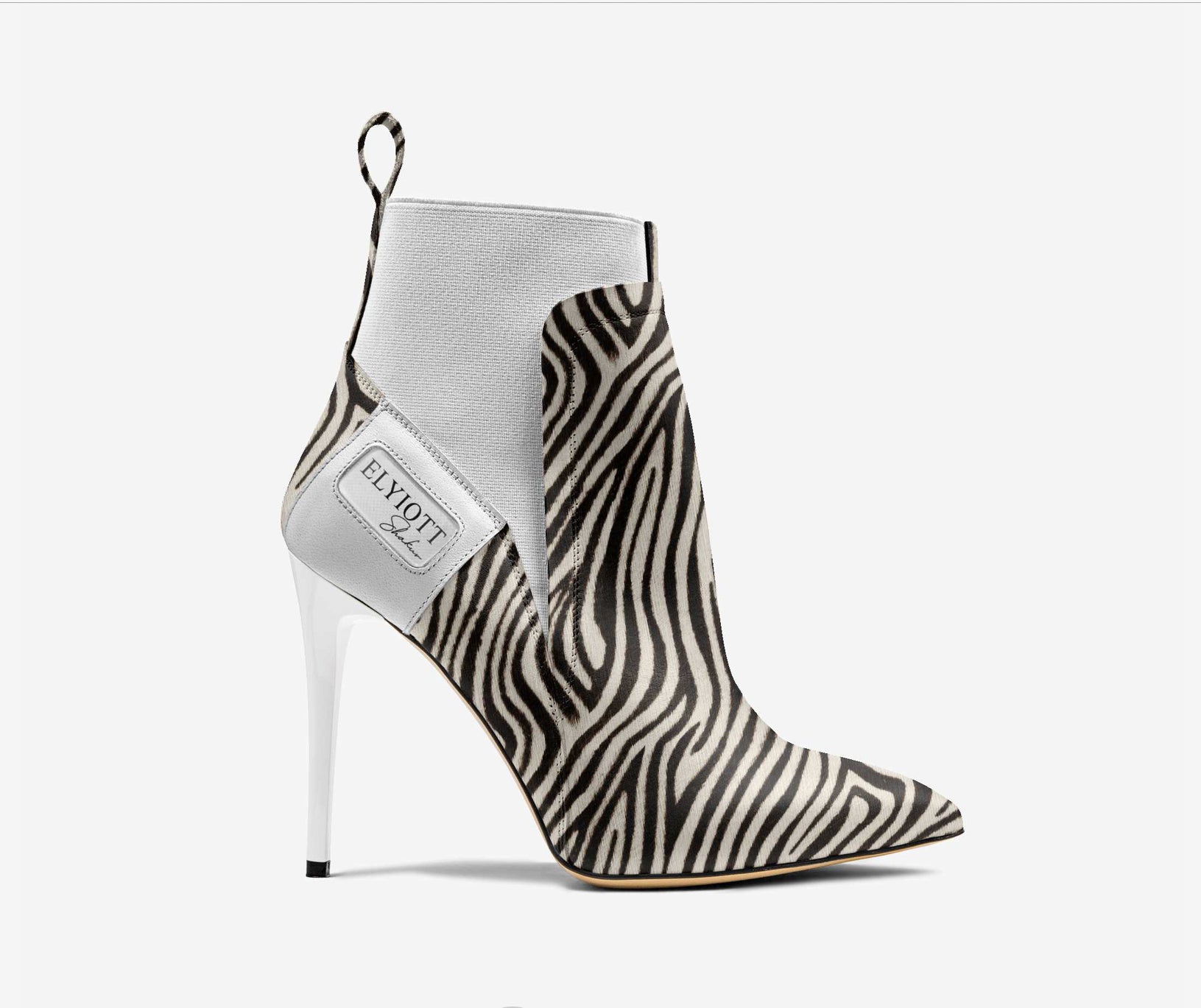 Narrow Zebra Print and Ivory