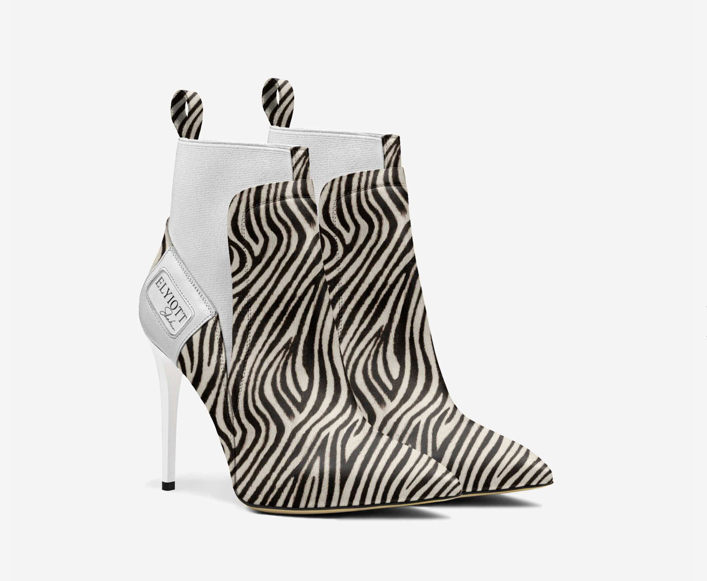 Narrow Zebra Print and Ivory