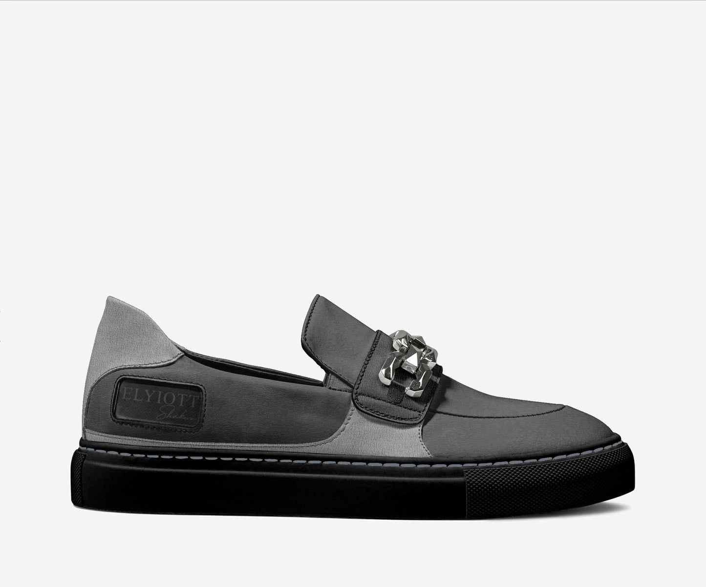 Black and Ciment classic Slip-On Sneaker